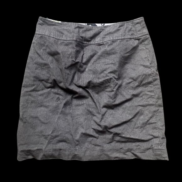 Great Condition Uncommon Threads Gray Corduroy Skirt with Bat and Moon Design - Picture 5 of 5